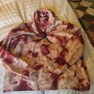 Torrid Active size 1 Maroon and Cream Hoodie